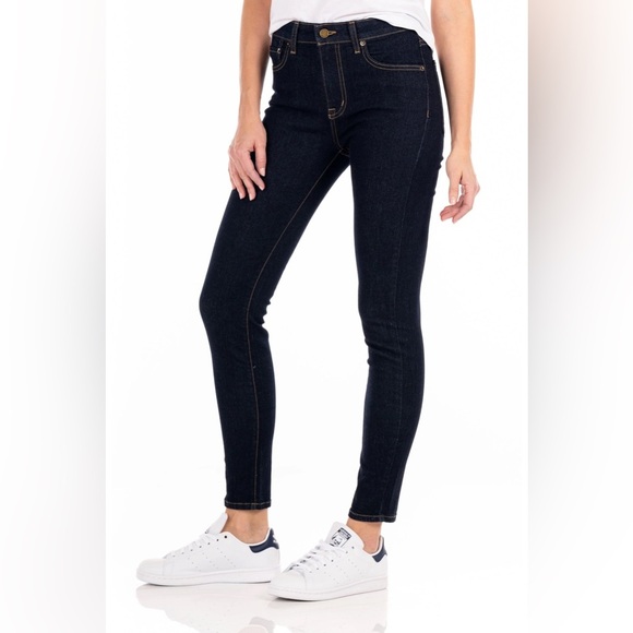 Modern American Mid Rise Skinny Denim Jeans | Color: Rich Dark Rinse | NEW/NWT🔥 - Picture 1 of 9